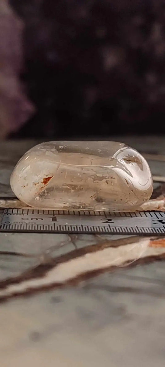 Citrine claire naturelle et véritable du Brésil pierre roulée Grade A++++ Citrine pierre roulée