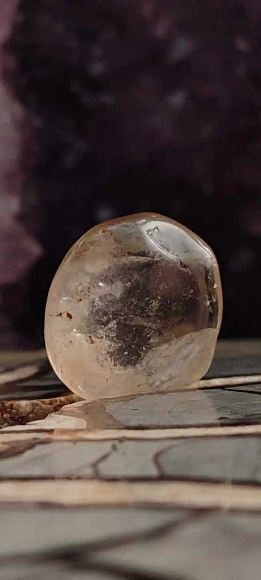 Citrine claire naturelle et véritable du Brésil pierre roulée Grade A++++ Citrine pierre roulée