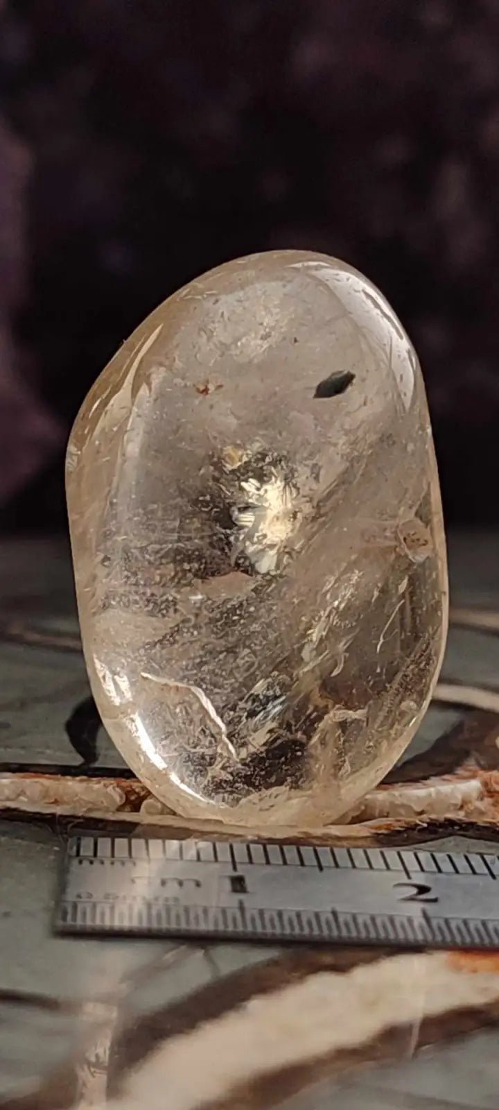 Chargez l'image dans la visionneuse de la galerie, Citrine claire naturelle et véritable du Brésil pierre roulée Grade A++++ Citrine pierre roulée

