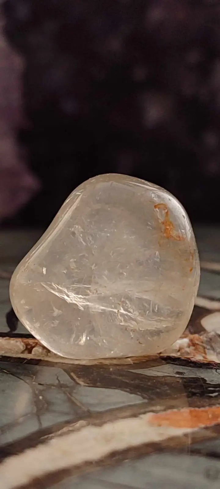 Chargez l'image dans la visionneuse de la galerie, Citrine claire naturelle et véritable du Brésil pierre roulée Grade A++++ Citrine pierre roulée
