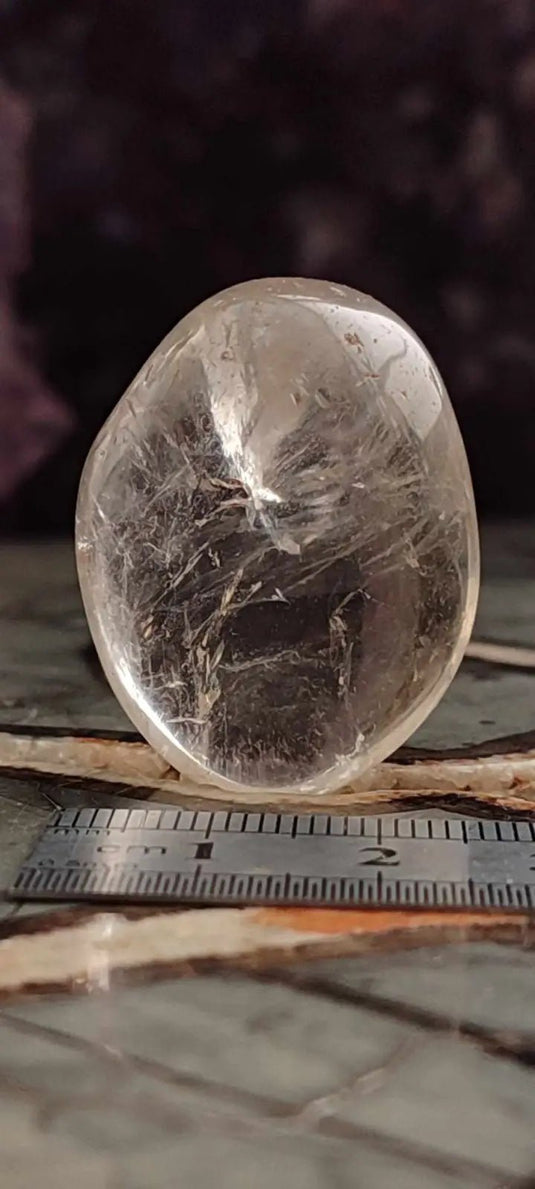 Citrine claire naturelle et véritable du Brésil pierre roulée Grade A++++ Citrine pierre roulée