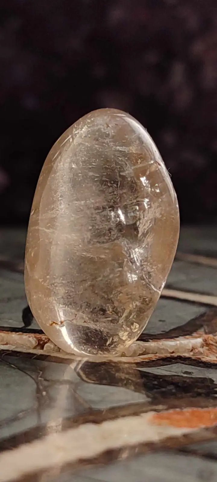 Chargez l'image dans la visionneuse de la galerie, Citrine claire naturelle et véritable du Brésil pierre roulée Grade A++++ Citrine pierre roulée
