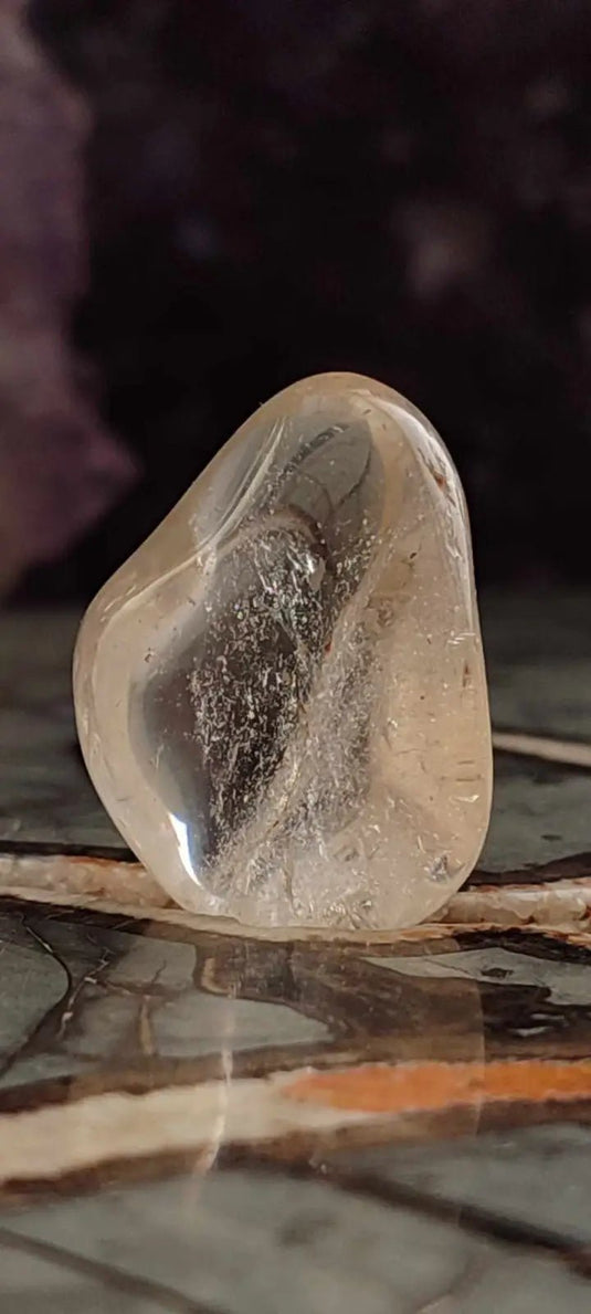 Citrine claire naturelle et véritable du Brésil pierre roulée Grade A++++ Citrine pierre roulée