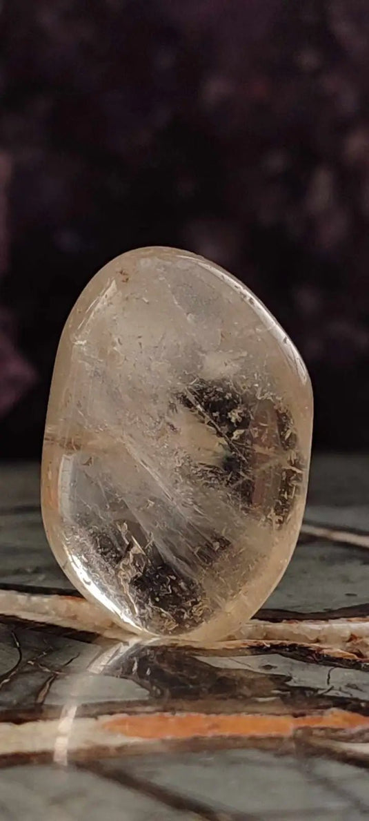 Citrine claire naturelle et véritable du Brésil pierre roulée Grade A++++ Citrine pierre roulée