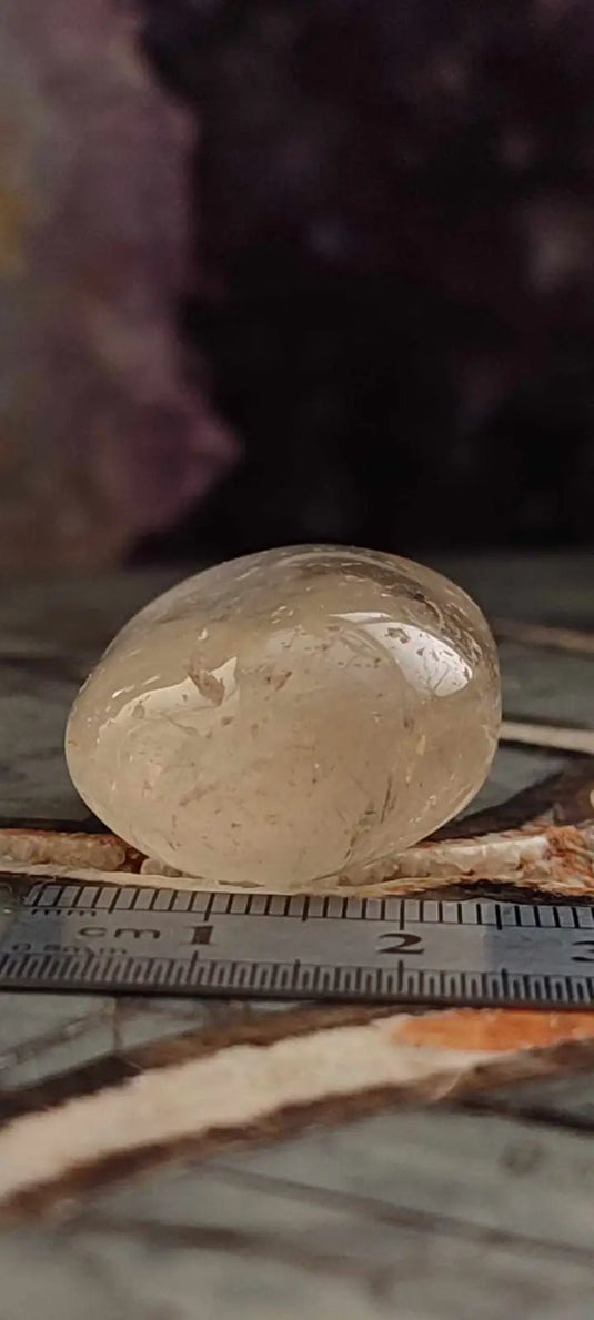 Citrine claire naturelle et véritable du Brésil pierre roulée Grade A++++ Citrine pierre roulée