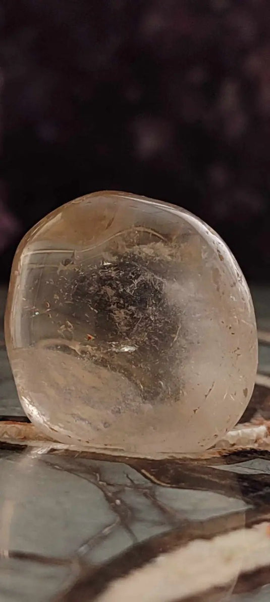 Citrine claire naturelle et véritable du Brésil pierre roulée Grade A++++ Citrine pierre roulée