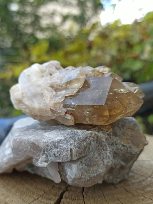 Citrine NATURELLE Authentique du Brésil - Pointe brute - Grade Prémium Citrine pointe brute