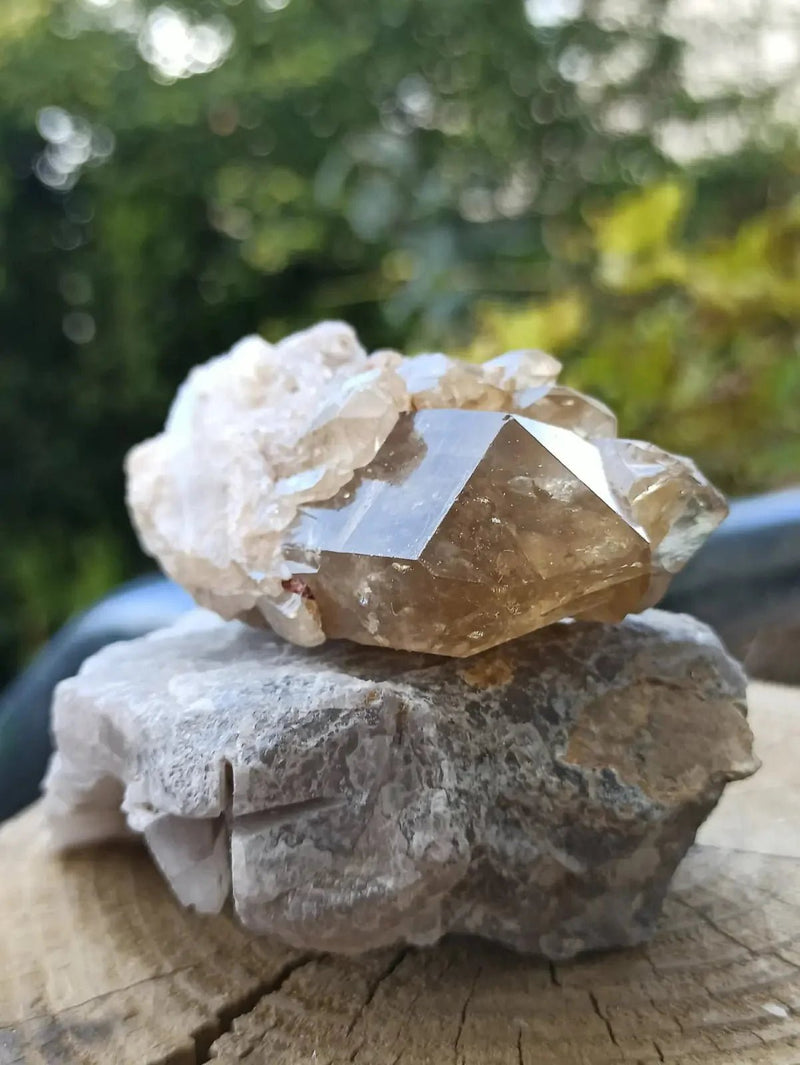 Load image into Gallery viewer, Citrine NATURELLE Authentique du Brésil - Pointe brute - Grade Prémium Citrine pointe brute
