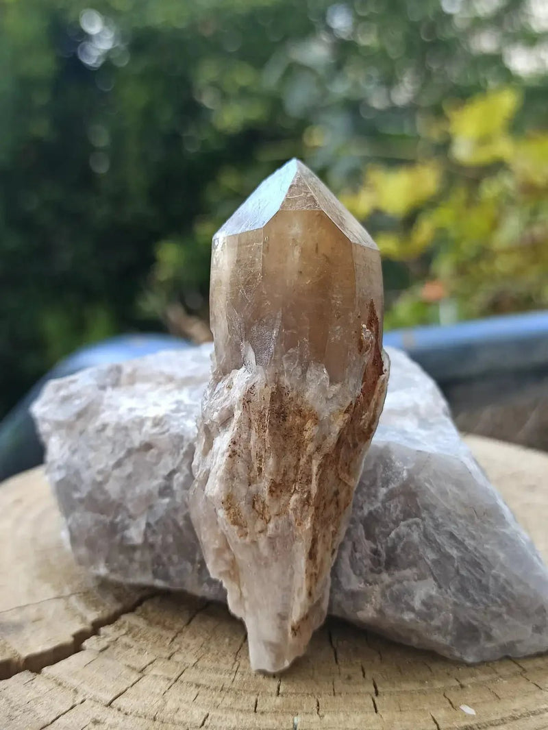 Load image into Gallery viewer, Citrine NATURELLE Authentique du Brésil - Pointe brute - Grade Prémium Citrine pointe brute
