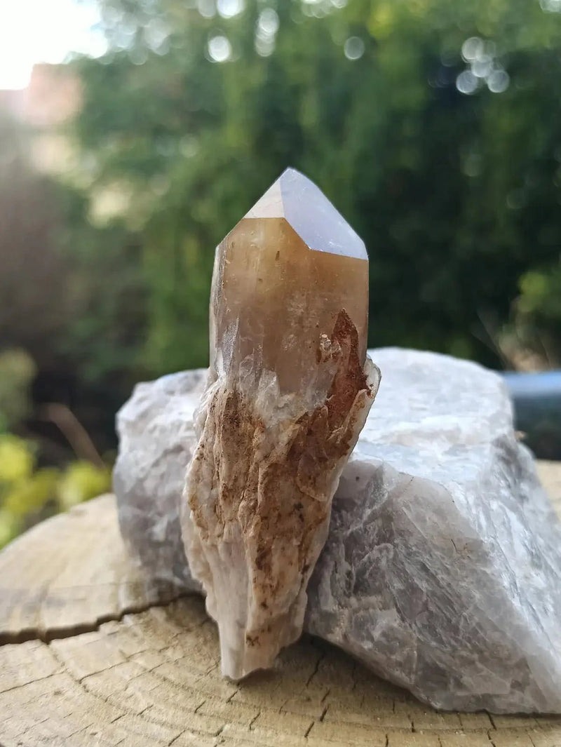 Load image into Gallery viewer, Citrine NATURELLE Authentique du Brésil - Pointe brute - Grade Prémium Citrine pointe brute
