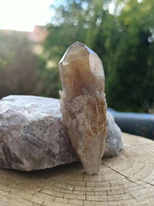 Citrine NATURELLE Authentique du Brésil - Pointe brute - Grade Prémium Citrine pointe brute