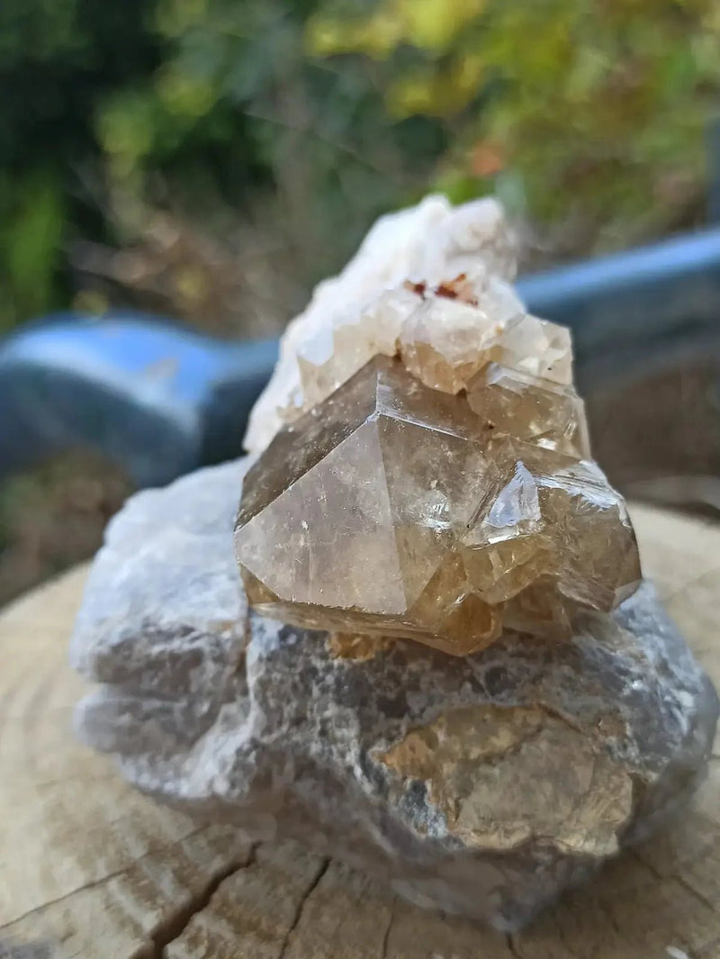 Load image into Gallery viewer, Citrine NATURELLE Authentique du Brésil - Pointe brute - Grade Prémium Citrine pointe brute
