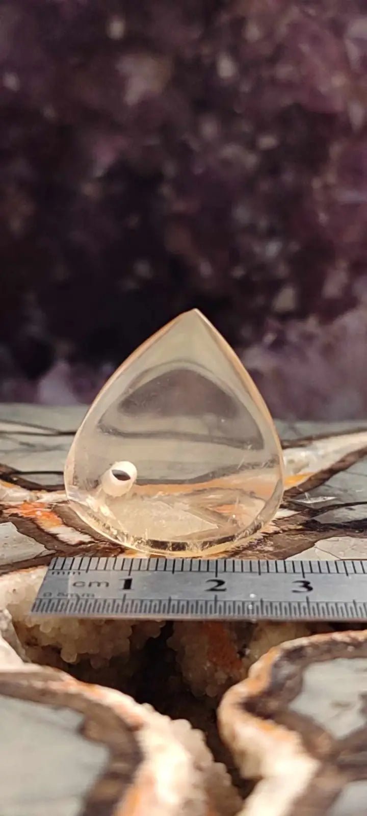 Chargez l&#39;image dans la visionneuse de la galerie, Citrine naturelle et véritable du Brésil médiator Grade A++++ Citrine naturelle Médiator
