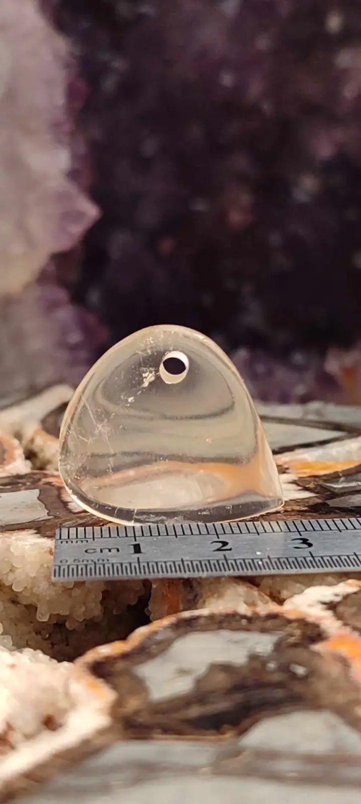 Chargez l&#39;image dans la visionneuse de la galerie, Citrine naturelle et véritable du Brésil médiator Grade A++++ Citrine naturelle Médiator
