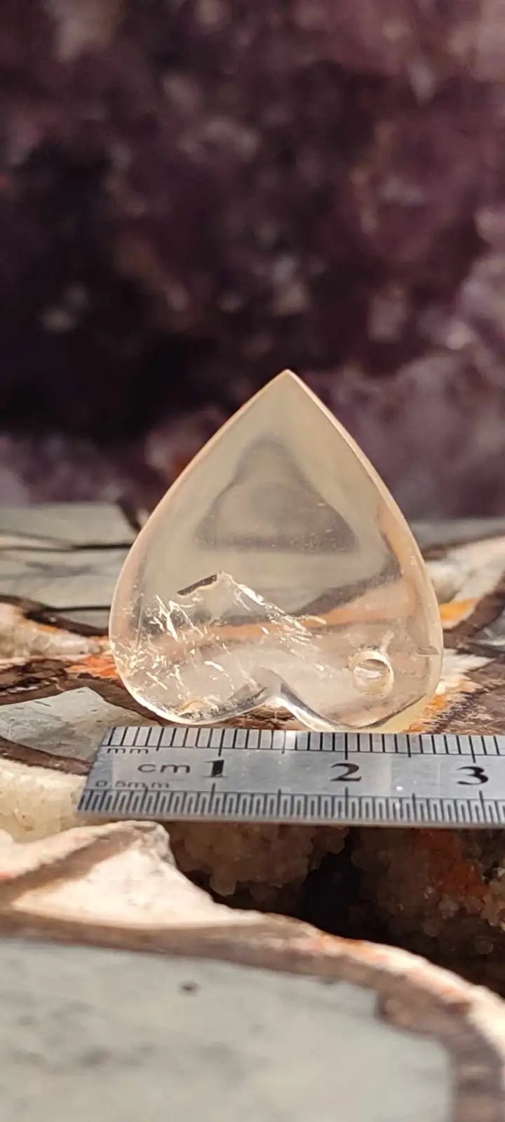 Chargez l&#39;image dans la visionneuse de la galerie, Citrine naturelle et véritable du Brésil médiator Grade A++++ Citrine naturelle Médiator
