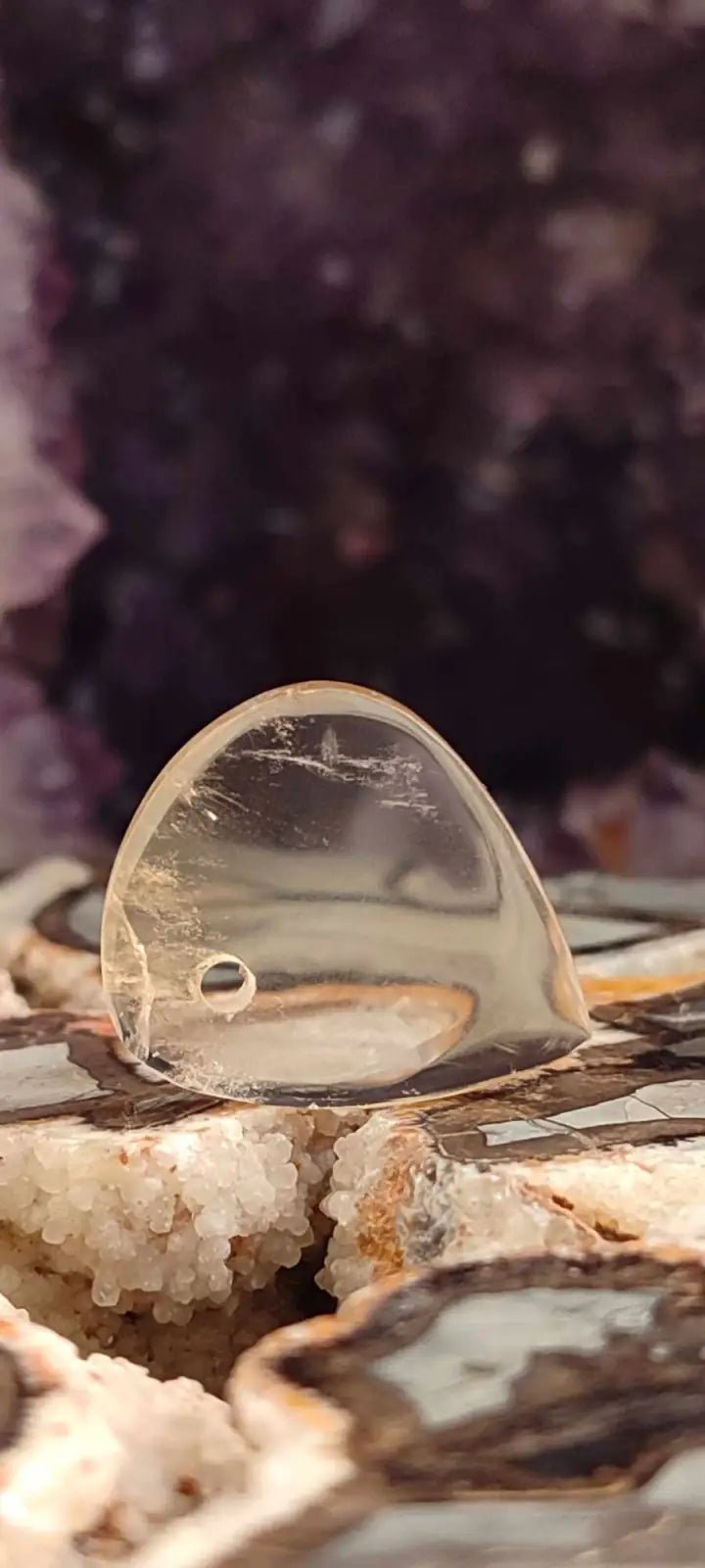 Chargez l&#39;image dans la visionneuse de la galerie, Citrine naturelle et véritable du Brésil médiator Grade A++++ Citrine naturelle Médiator
