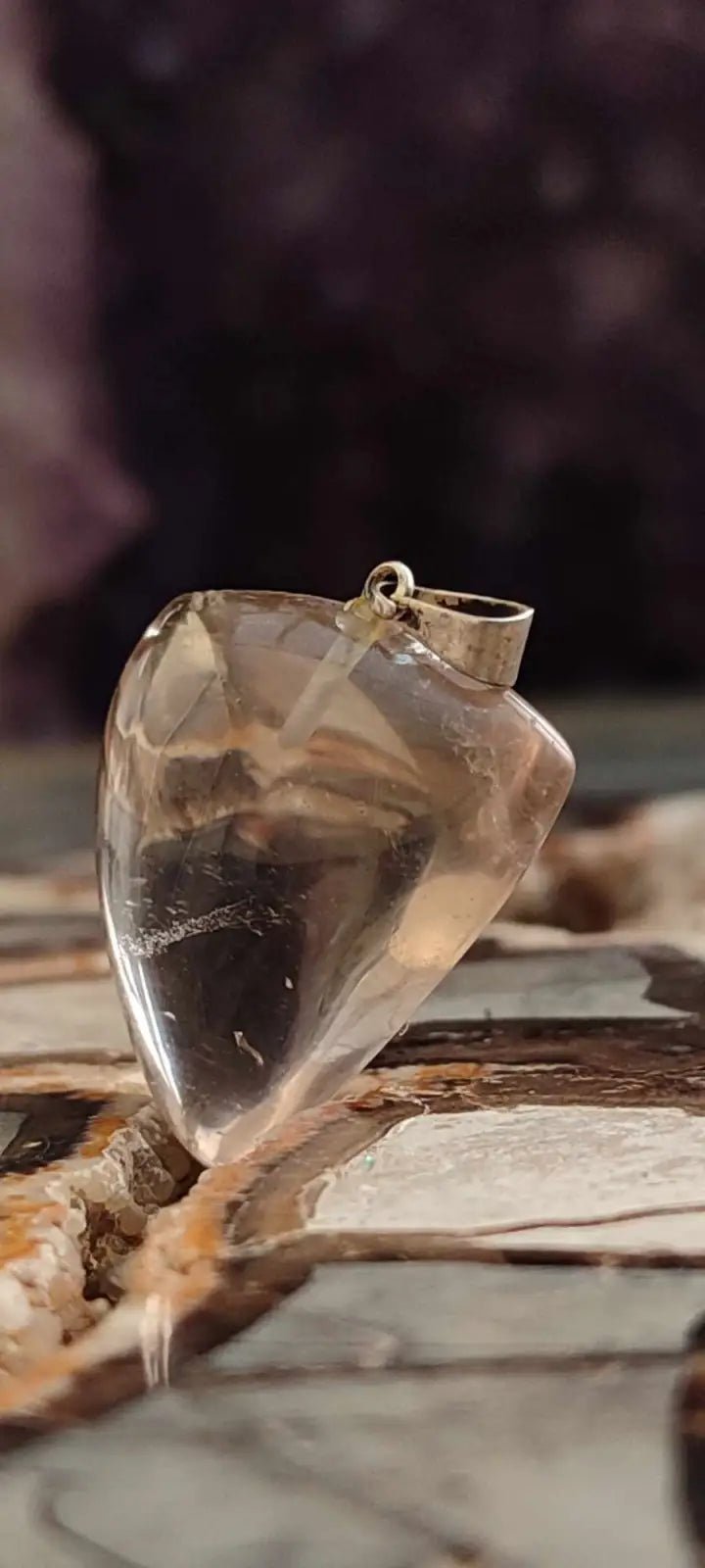 Chargez l'image dans la visionneuse de la galerie, Citrine naturelle et véritable du Brésil pendentif Grade A++++ (fourni avec cordon) Citrine naturelle pendentif
