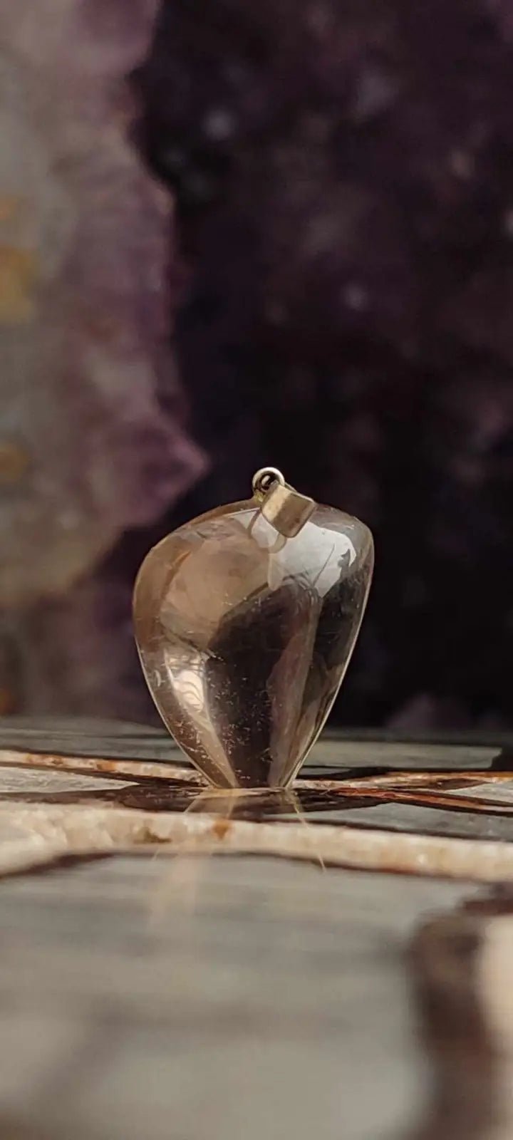 Chargez l'image dans la visionneuse de la galerie, Citrine naturelle et véritable du Brésil pendentif Grade A++++ (fourni avec cordon) Citrine naturelle pendentif
