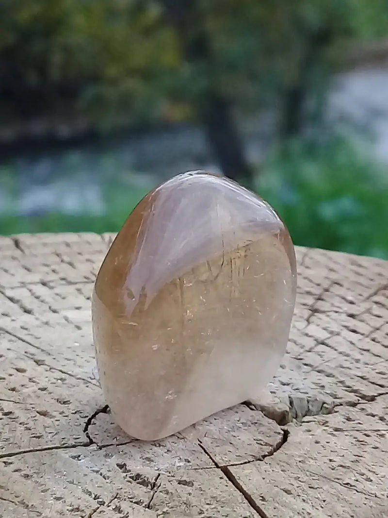 Load image into Gallery viewer, Citrine naturelle et véritable du Brésil pierre roulée Grade A++++ Citrine pierre roulée
