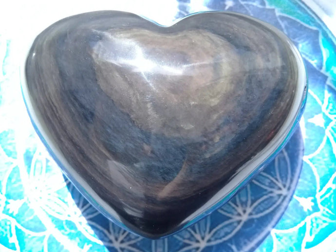 Cœur Obsidienne Œil céleste Grade A ++++ Cœur Obsidienne Œil céleste