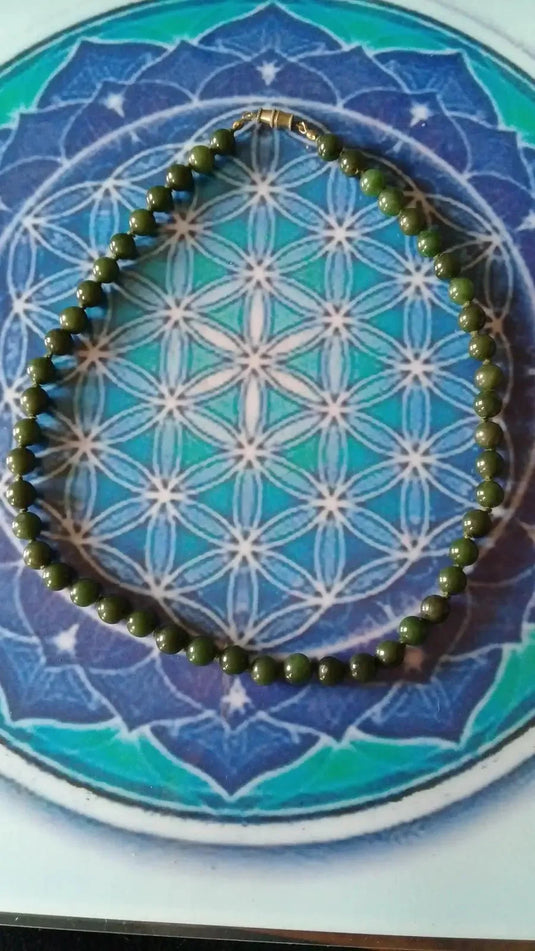 Collier en Aventurine verte Grade A ++++ Collier en Aventurine verte