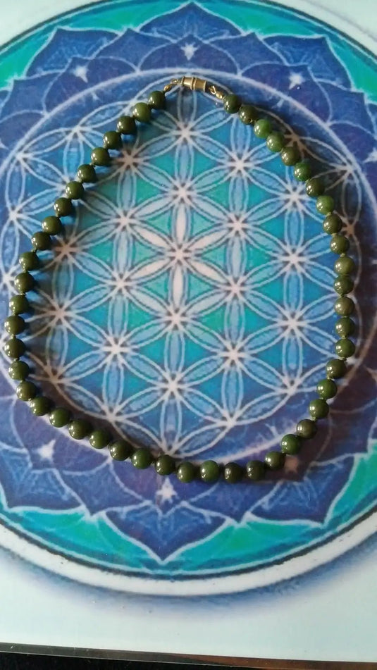 Collier en Aventurine verte Grade A ++++ Collier en Aventurine verte