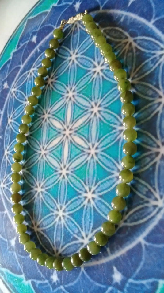 Collier en aventurine verte Grade A ++++ Collier en Aventurine verte