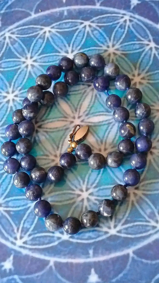 Collier en Sodalite Grade A ++++ Collier en Sodalite