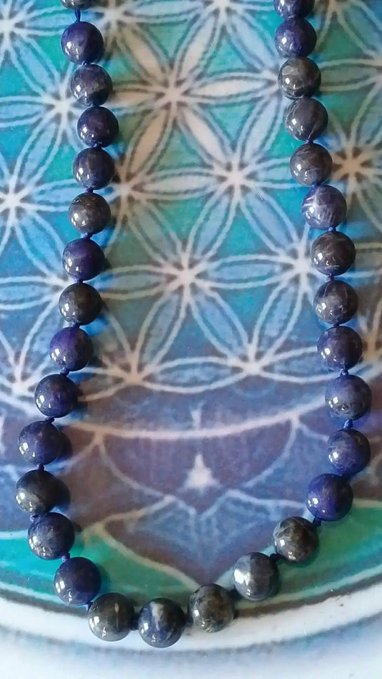 Collier en Sodalite Grade A ++++ Collier en Sodalite