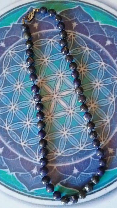 Collier en Sodalite Grade A ++++ Collier en Sodalite