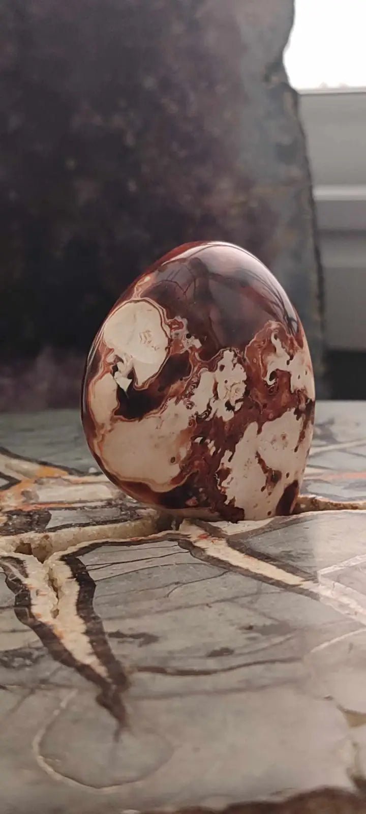 Chargez l&#39;image dans la visionneuse de la galerie, Cornaline du Brésil galet Grade A++++ Cornaline galet
