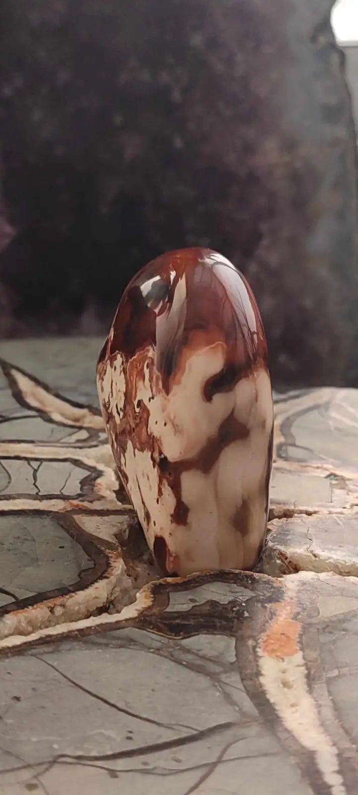 Chargez l&#39;image dans la visionneuse de la galerie, Cornaline du Brésil galet Grade A++++ Cornaline galet
