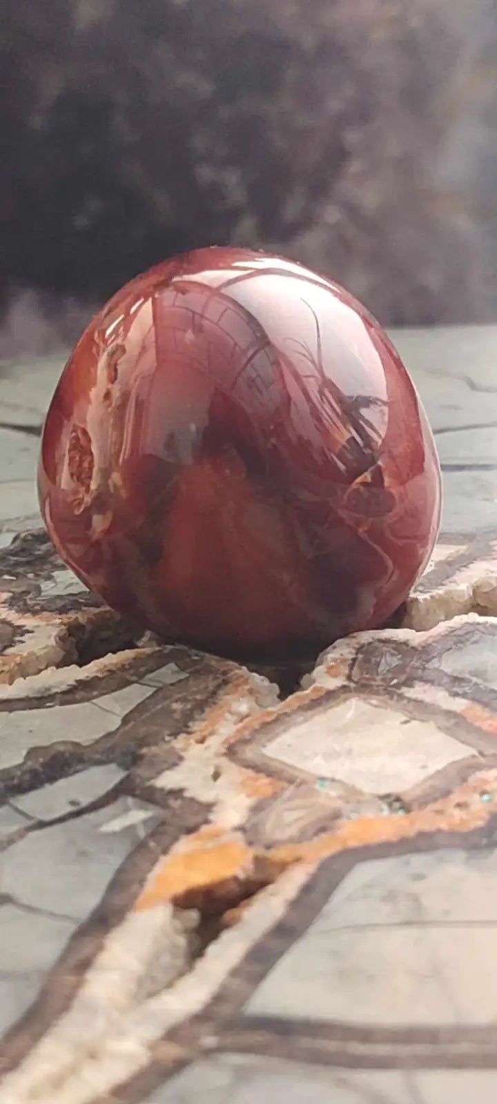 Load image into Gallery viewer, Cornaline du Brésil galet grade A++++ Cornaline galet
