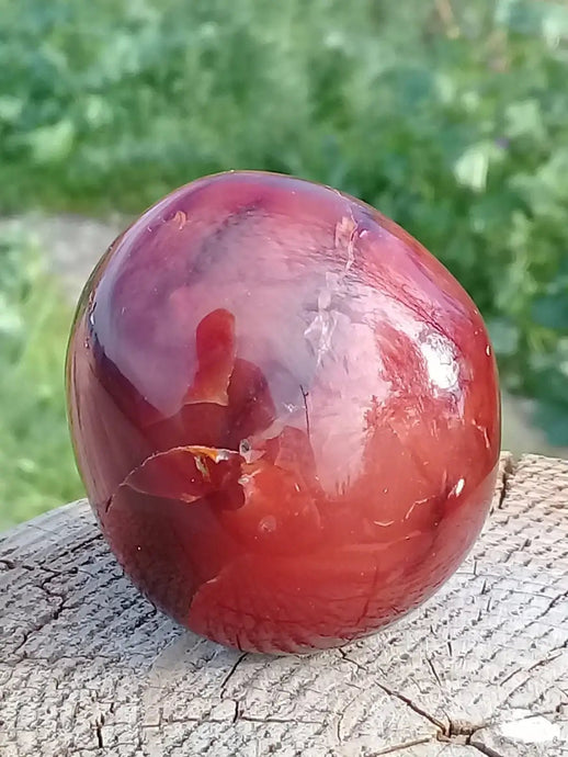 Cornaline du Brésil galet grade A++++ Cornaline galet