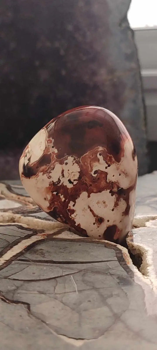 Cornaline du Brésil galet Grade A++++ Cornaline galet