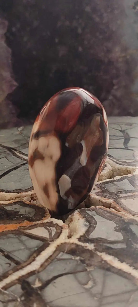 Cornaline du Brésil galet Grade A++++ Cornaline galet