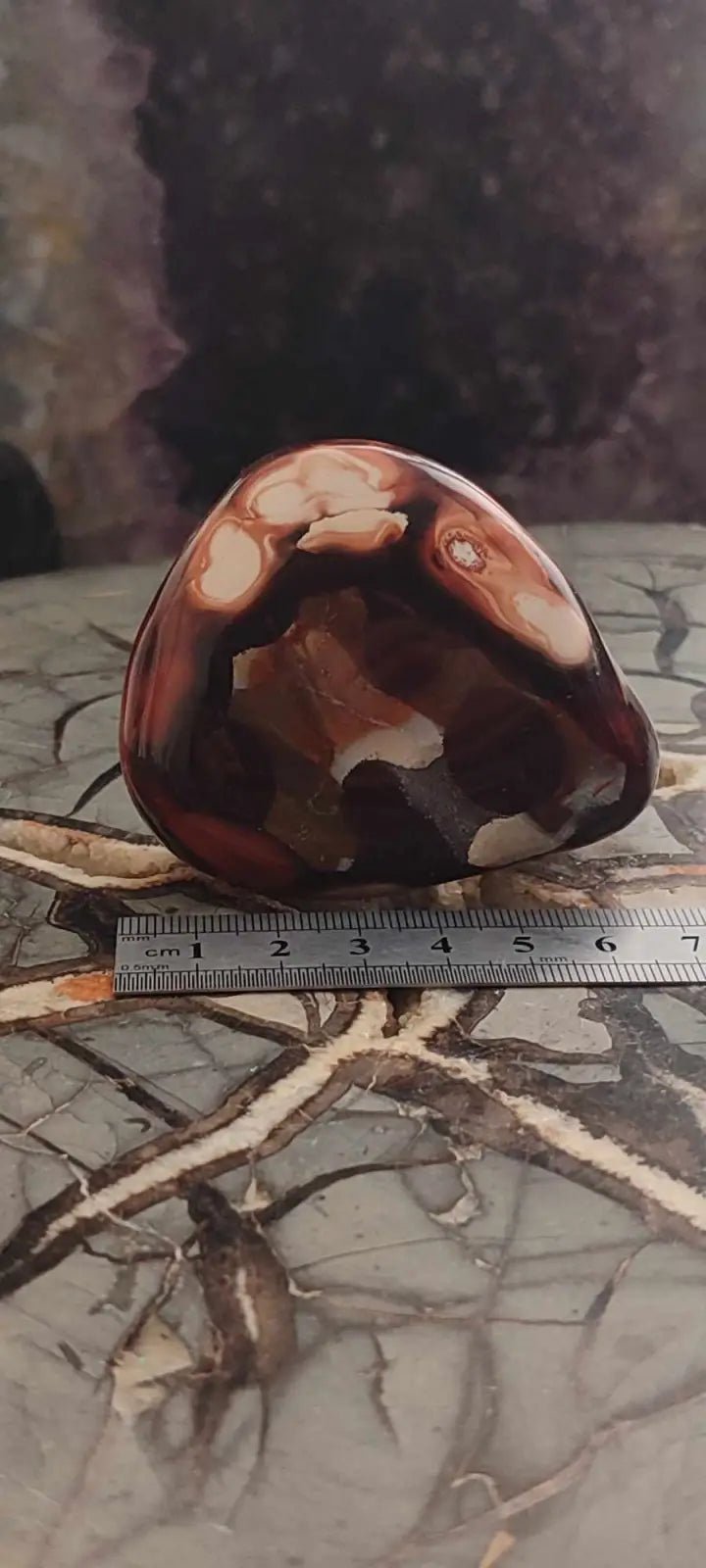 Chargez l&#39;image dans la visionneuse de la galerie, Cornaline du Brésil galet Grade A++++ Cornaline galet
