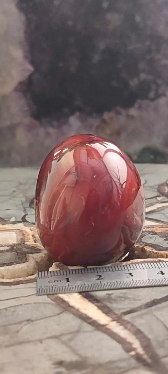 Cornaline du Brésil galet grade A++++ Cornaline galet