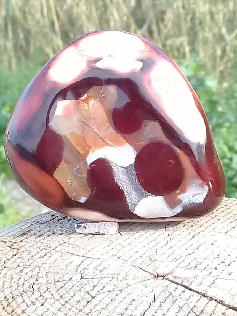 Chargez l&#39;image dans la visionneuse de la galerie, Cornaline du Brésil galet Grade A++++ Cornaline galet
