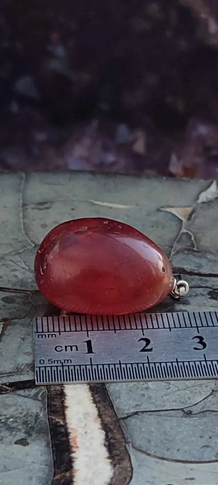 Load image into Gallery viewer, Cornaline du Brésil pendentif Grade A++++ (fourni avec cordon) Cornaline pendentif
