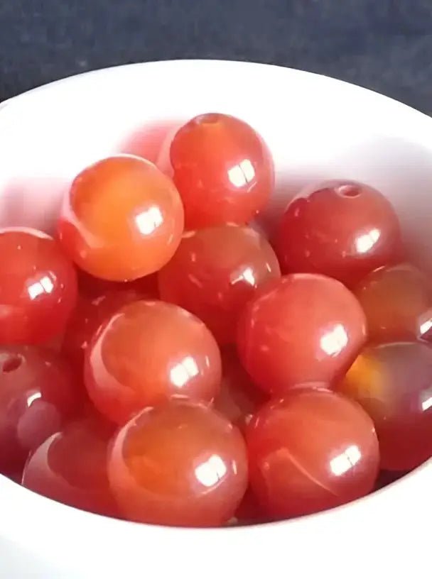 Load image into Gallery viewer, Cornaline du Brésil perle Grade A++++ Prix perle à l’unité Cornaline du Brésil perle
