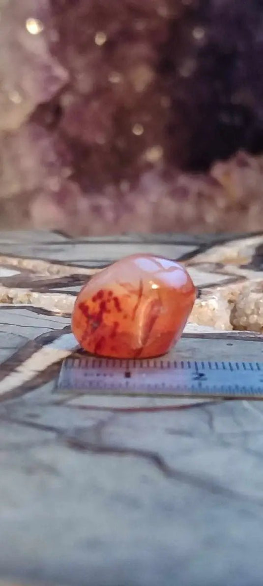 Cornaline du brésil pierre roulée Grade A ++++ Cornaline pierre roulée