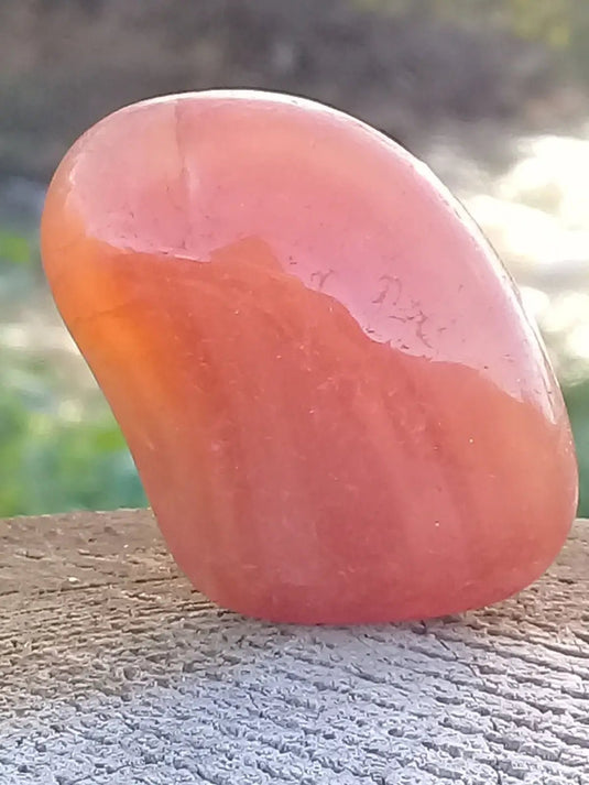 Cornaline du Brésil pierre roulée Grade A ++++ Cornaline pierre roulée