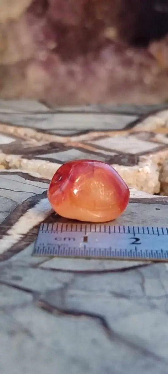 Cornaline du brésil pierre roulée Grade A ++++ Cornaline pierre roulée