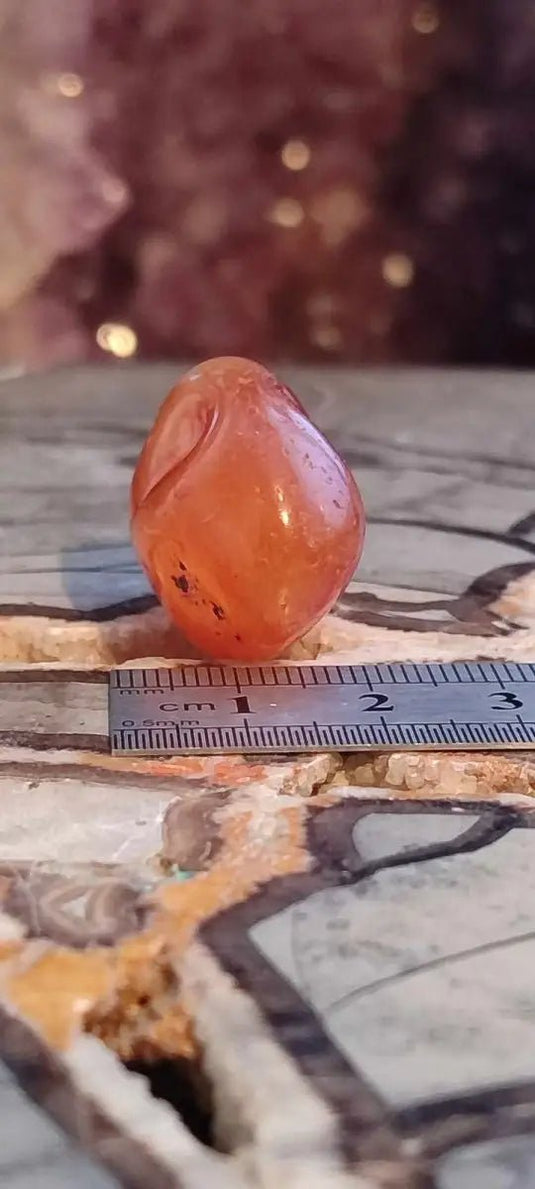 Cornaline du Brésil pierre roulée Grade A +++++ Cornaline pierre roulée