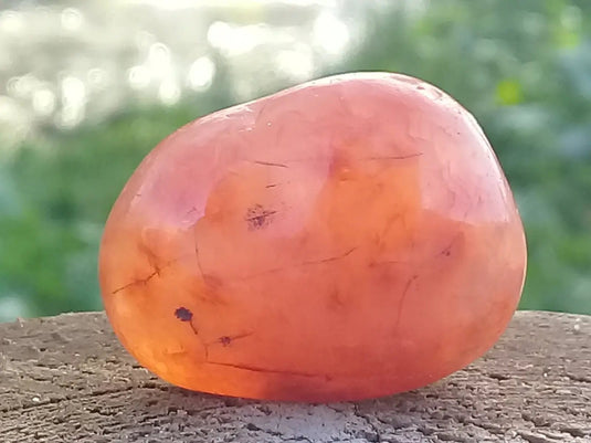 Cornaline du Brésil pierre roulée Grade A ++++ Cornaline pierre roulée