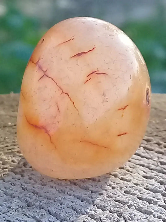 Cornaline du Brésil pierre roulée Grade A ++++ Cornaline pierre roulée