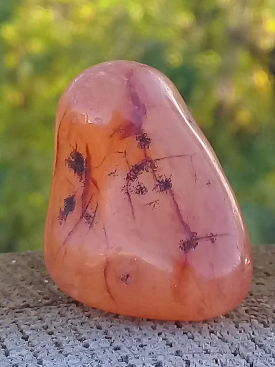 Cornaline du Brésil pierre roulée Grade A ++++ Cornaline pierre roulée