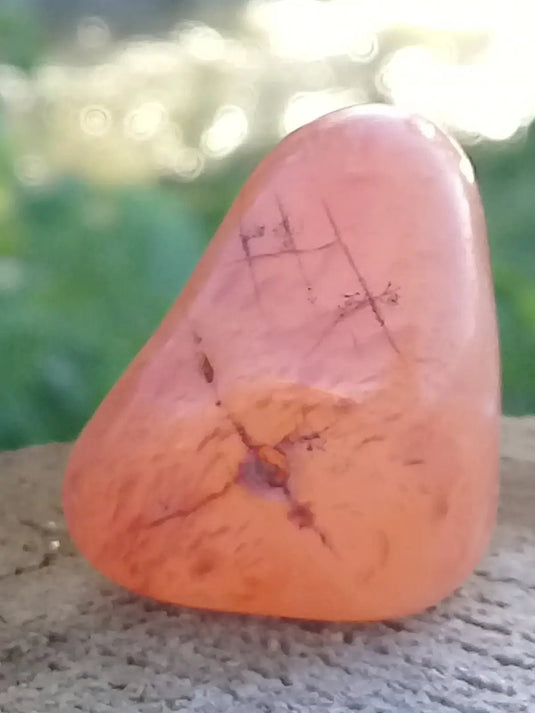 Cornaline du Brésil pierre roulée Grade A ++++ Cornaline pierre roulée