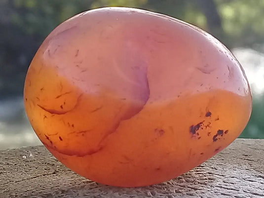 Cornaline du Brésil pierre roulée Grade A +++++ Cornaline pierre roulée